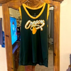 Oregon duck jersey style tank